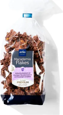 Produktbild von arko Macadamia Flakes, 150g