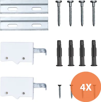 Produktbild von 4x sossai Dexo Schrankaufhänger Komplett-Set