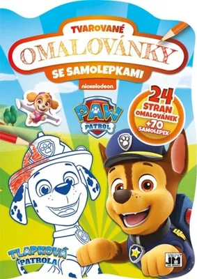 Image de Paw Patrol - Livre de coloriage avec autocollants