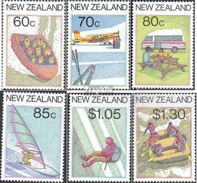 Produktbild von Briefmarken Neuseeland 1987 Mi 978-983 (kompl.Ausg.) postfrisch Tourismus