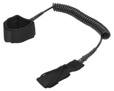 Produktbild von Schwarzes elastisches Wassersport-Fußseil Surfen Paddle Board Knöchelfeder-Traktionsgurt