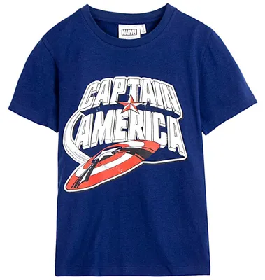 Produktbild von T-Shirt Captain America Marvel Dunkelblau 104