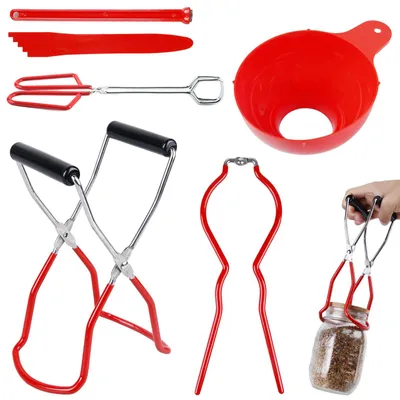 6-teiliges Edelstahl-Trichter-Set zum Einkochen