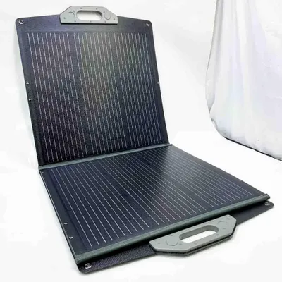 Obrázek produktu pro POCOSOLR 120W solární panel, přenosné solární panely Skládací solární modul pro solární generátor Powerstation Solární nabíječka s regulátorem nabíjení Solární systém PV modul pro venkovní kempování Zahrada Balkon Karavan (240)