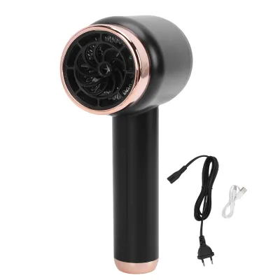 Obrázek produktu pro Bezdrátový fén 1000 W s negativními ionty, horkým a studeným vzduchem, vysokou rychlostí, USB připojením, pro domácí použití i na cesty, EU zástrčka 220 V