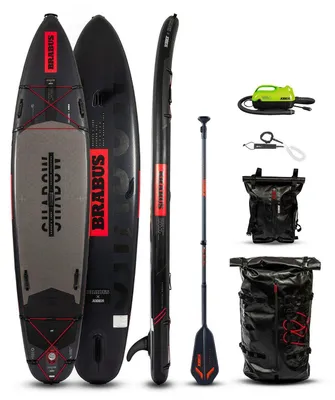 Produktbild von BRABUS x Jobe Shadow 11.6 SUP Board Set Inflatable Touring Premium Carbon