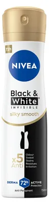 Produktbild von NIVEA Black&White 48 H Invisible Silky Smooth Antitranspirant Spray für Damen 15