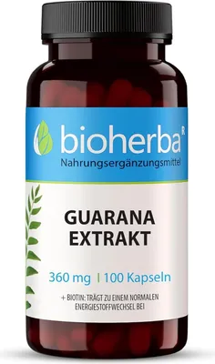 Immagine prodotto di Integratore alimentare Bioherba Estratto di Guaranà, 100 capsule