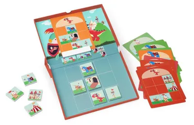 Produktbild von Magnet Lernspiel Ritter und Drachen