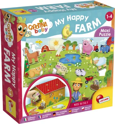 Produktbild von LISCIANI GIOCHI Carotina Baby mein fröhliches Puzzle -Puzzle -Puzzle 92567 Listciani