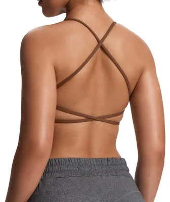 Produktbild von Aoxjox Damen Workout Sport BH Fitness rückenfrei Gepolstert Ivy Low Impact BH Yo