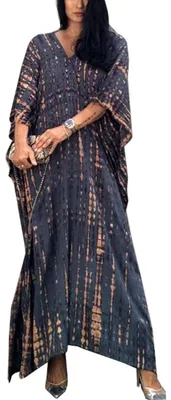 Produktbild von Solidchoice – Damen Kimono im Bohemian-Stil mit V-Ausschnitt, ideal für Strand und Freizeitkleidung