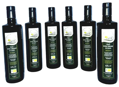 Produktbild von Oro del Parco - Olivenöl Extra Vergine Coratina 6 x 750 ml - Monocultivar kalt extrahiert 100 Prozent italienisch