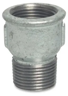Produktbild von Gewindefitting Temperguss Muffennippel 1" IG x 1" AG