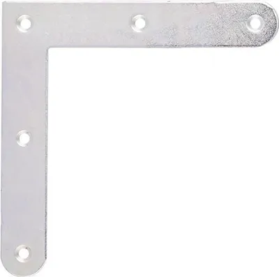 Produktbild von GAH-Alberts Eckwinkel mit abgerundeten Enden, Stahl, Winkelhalterung, Stahl, 4 mm, 20 Stück(e), 2 cm