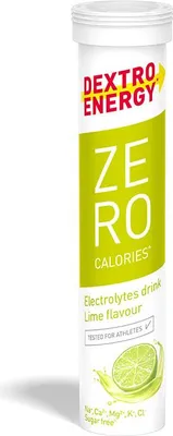 Produktbild von Dextro Energy Zero Calories Lime, 12x82g Elektrolyte Tabletten ohne Zucker