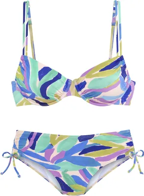 Produktbild von s.Oliver Bügel-Bikini blau-grün Größe 36 Cup E