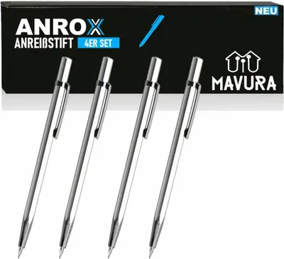 Immagine prodotto di ANROX scriba scriba scriba scriba scriba scriba scriba scriba scriba scriba scriba scriba scriba scriba scriba scriba scriba in metallo legno Vetroceramica vetro marcatore foro profondo [4 pz]