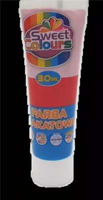 Produktbild von Rote Plakatfarbe in einer 30-ml-Tube Sweet Colours