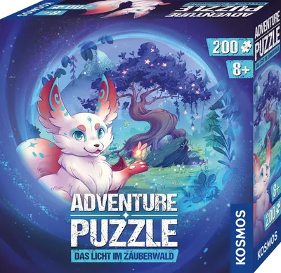 Image de KOSMOS Adventure Puzzle La lumière dans la forêt enchantée, Jeu d'aventure interactif, jeu de puzzle, enfants, à partir de 8 ans, 683597