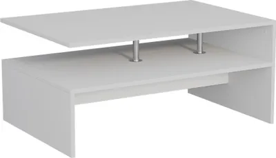 Produktbild von Couchtisch Vicco Amato Weiß 90 x 52.6 cm, Model 57830