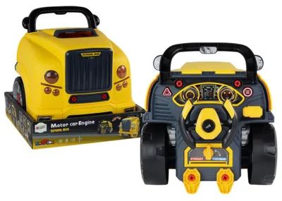 Produktbild von Lean Toys Werkstatt Motorbus Demontage Bausatz Motor Set Bus Spielzeug Fahrzeug, Größe:Uniwersalny