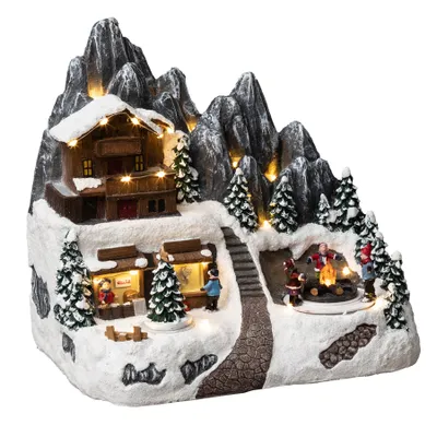 Imagen del producto de Decoraciones navideñas, cabaña de montaña