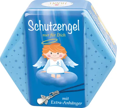 Produktbild von Heidel Schutzengel nur für Dich Metalldose mit feinen Palinen 75g