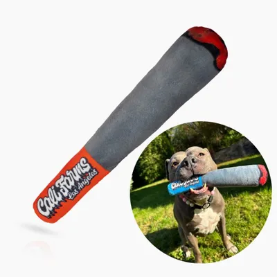 Immagine prodotto di Gioco per cani in peluche con squeaker - JOINT, 26 cm ROSSO