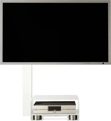 Produktbild von Wissmann Designer TV-Halter move art 125-S inkl Rollen (weiß) weiß für TV 40“-65“