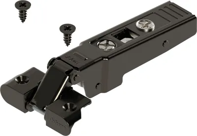 Immagine prodotto di BLUM CLIP top ONYX telaio in alluminio cerniera 95°, dritta con molla, viti