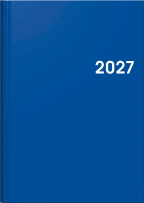 Produktbild von BRUNNEN 1079661037 Buchkalender Mod. 796 2027 A5, Kunststoff, blau