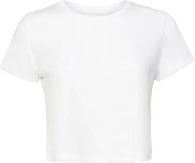 Produktbild von Bella 8882 | Women's Flowy Cropped T-Shirt für Damen - Farbe: White - Größe: M