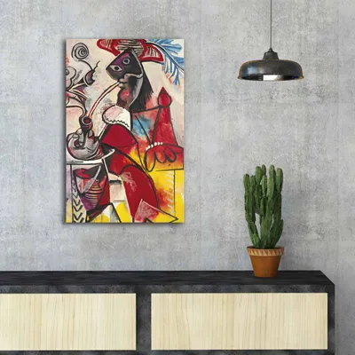 Obrázok produktu pre Wallity, FAMOUSART- CVT1475, farebná, maľba na plátne, 45 x 70 cm, 100% semišové plátno