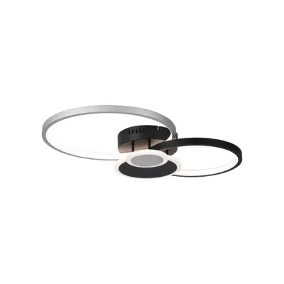 Produktbild von LED Deckenlampe schwarz, Ring Design, L 58 cm