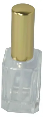 Produktbild von 5 Flakon 15 ml Saida mit Zerstäuberpumpe und Kappe gold
