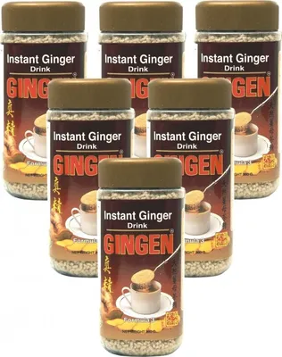 Produktbild von 6er-Pack GINGEN Formula 3 Instant Ingwer Getränk (6x 380g) | Instant Ginger Drink