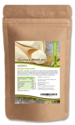 Produktbild von Mynatura  Quinoamehl  – glutenfreie Mehlalternative - ab 1kg - 1 Beutel