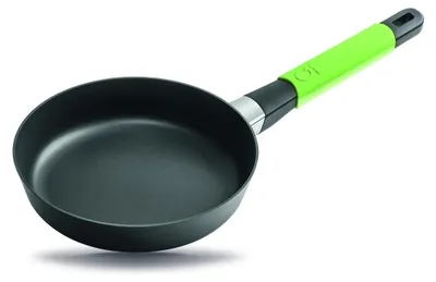 Zdjęcie produktu dla Patelnia z płaskim rantem Gastrolux Squalit szkło ceramiczne - 20cm - Lime 30120I