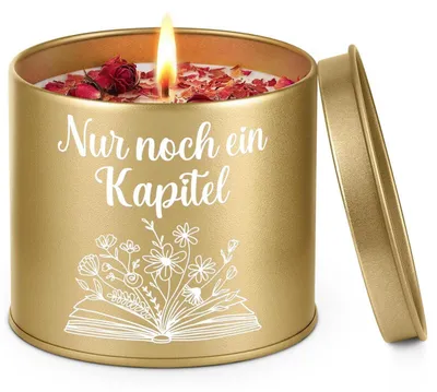 Obrázok produktu pre Vôňková sviečka zo sójového vosku s esenciálnym olejom, určená pre milovníkov kníh a čitateľov, s dobou horenia 50 hodín