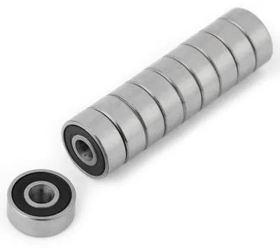Obrázok produktu pre 10 ks 623-2RS miniatúrne guľôčkové ložiská z dvojito gumovo tesneného ocele, 3 x 10 x 4 mm