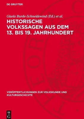 Produktbild von Historische Volkssagen aus dem 13. bis 19. Jahrhundert
