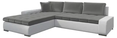 Produktbild von MIRJAN24 Ecksofa Orkan, Polsterecke, L-Form Schlafsofa, Eckcouch mit Bettkasten (Farbe: Soft 017 + Magic Velvet 2217)