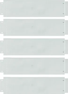 Obrázok produktu pre vidaXL Obruba trávnika 5 ks Strieborná 100 x 25 x 0,07 cm Pozinkovaná oceľ