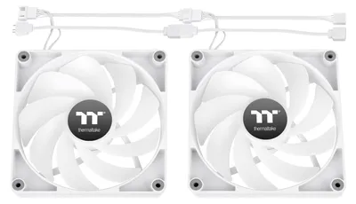 Zdjęcie produktu dla Thermaltake CT120 Reverse ARGB, Wentylator, 12 cm, 500 RPM, 2000 RPM, Biały