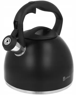 Produktbild von Brunbeste Traditioneller Wasserkessel Schwarz Matt Induktion 2,7 L