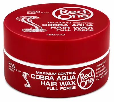 Immagine prodotto di Red One Cobra Aqua Hair Wax 150ml – Cera modellante per capelli Aqua Gel, per una tenuta forte, effetto bagnato, lucentezza, ideale per capelli corti, stile da barbiere, styling maschile, prodotti per parrucchieri, articoli per lo styling maschile, disponibile su Temu e TikTok Shop