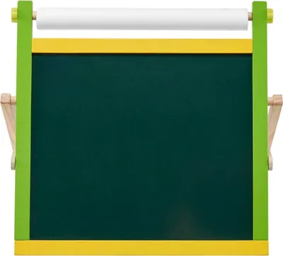 Immagine prodotto di Cavalletto da tavolo 3 in 1 per bambini con lavagna magnetica bifacciale e lavagna in gesso