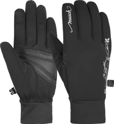Image de Gants à doigts Reusch Saskia Touch-tec avec éléments de design ludiques black / silver 6