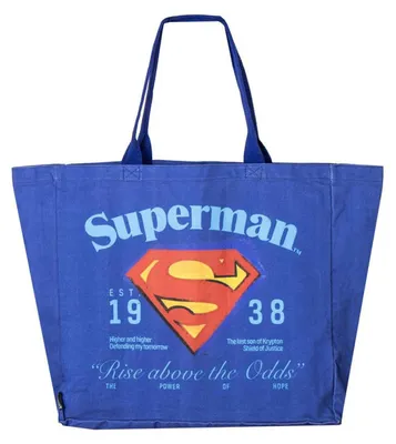 Productafbeelding van Cerda Group Superman XL reistas, 48x43x17 cm, blauw, voor kinderen, one size